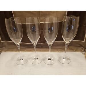 Riedel Vinum Prestige Cuvee Champagne Glasses Flutes Crystal 8.5” Set Of 4